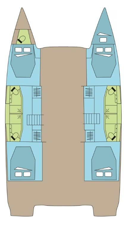 Rent a Fountaine Pajot Elba 45 Komolac