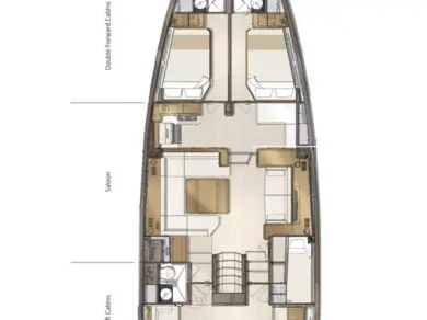 Jeanneau Jeanneau 60 charter bareboat or captained in  Alimos