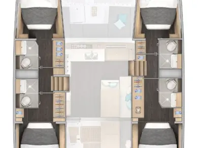 Yacht charter Palma de Mallorca cheap Lagoon 43