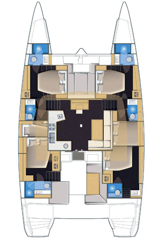 Catamaran rental in Alimos - Lagoon Lagoon 52 F