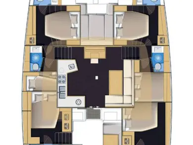 Catamaran rental in Alimos - Lagoon Lagoon 52 F