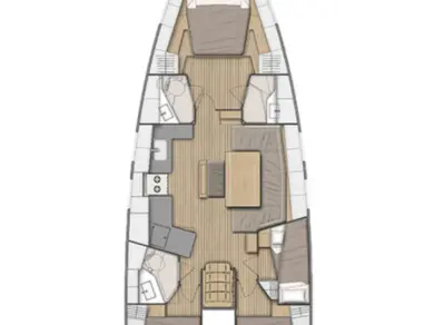 Sailboat rental in Seget Donji - Bénéteau Oceanis 46.1