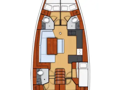 Yacht charter Lidingö cheap Oceanis 48