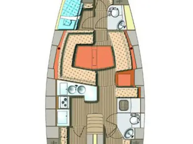 Elan Impression 45 charter bareboat or captained in  Biograd na Moru