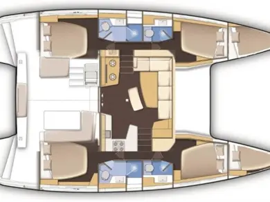 Lagoon Lagoon 42 charter bareboat or captained in  Pirovac