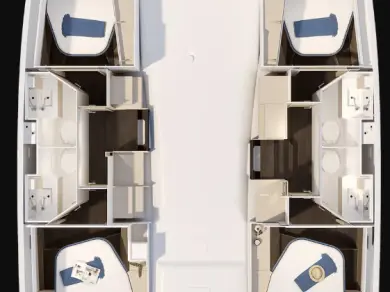 Rent a Fountaine Pajot Fountaine Pajot FP 41 Quatuor 4 Lávrio