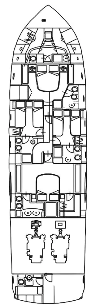 Luxury Yacht rental with or without captain Spertini Alalunga Ellinikó