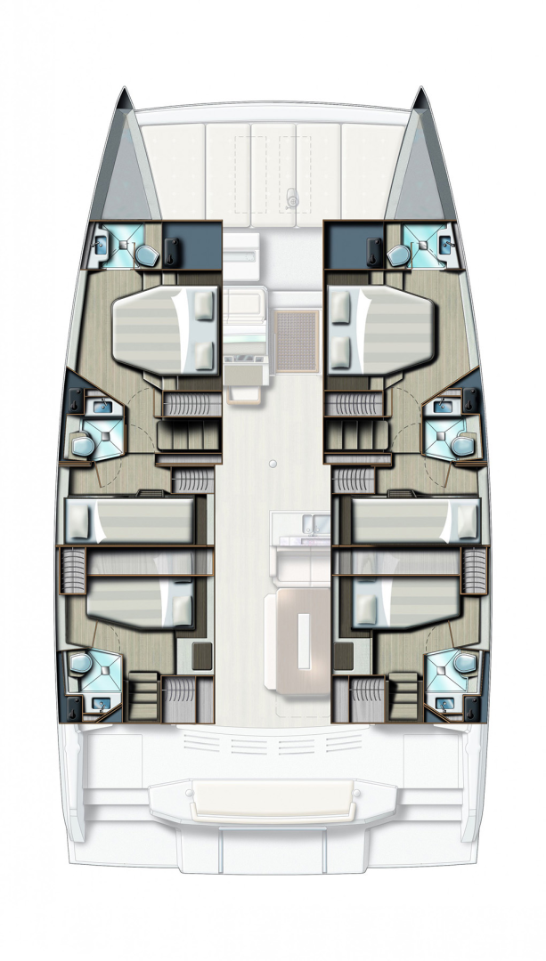 Catamaran rental with or without captain Bali Gouvia