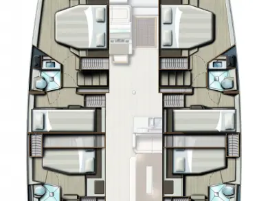 Catamaran rental with or without captain Bali Gouvia