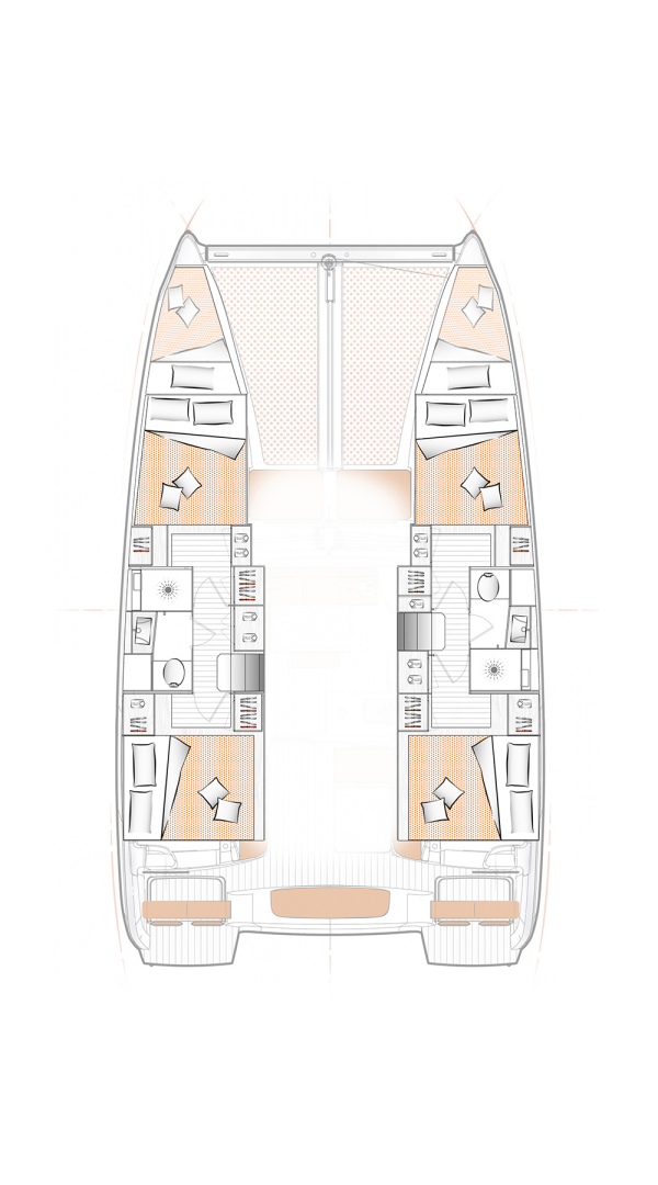 Catamaran rental with or without captain Excess Gouvia