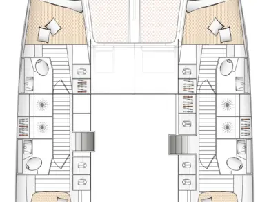 Catamaran rental in Lefkáda - Excess Excess 14