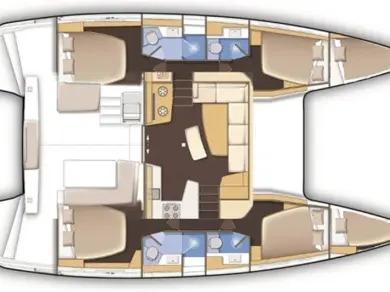 Lagoon Lagoon 42 charter bareboat or captained in  Skiathos