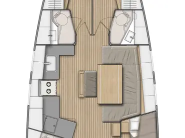 Sailboat rental in Gouvia - Bénéteau Oceanis 46.1