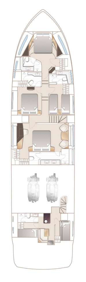 Luxury Yacht rental in Alimos - Princess Princess Y85