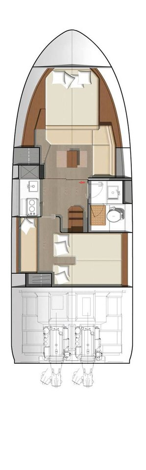 Boat rental Jeanneau Leader 36 in Split on Samboat