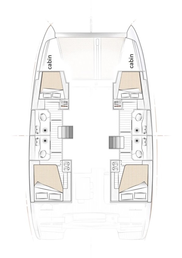 Bareboat Rental Catamaran Excess with a boat licence