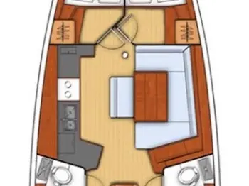 Bareboat Rental Sailboat Bénéteau with a boat licence