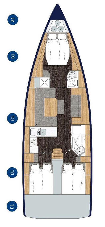 Sailboat for rent Zadar at the best price