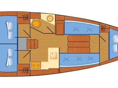 Bareboat Rental Sailboat Jeanneau with a boat licence