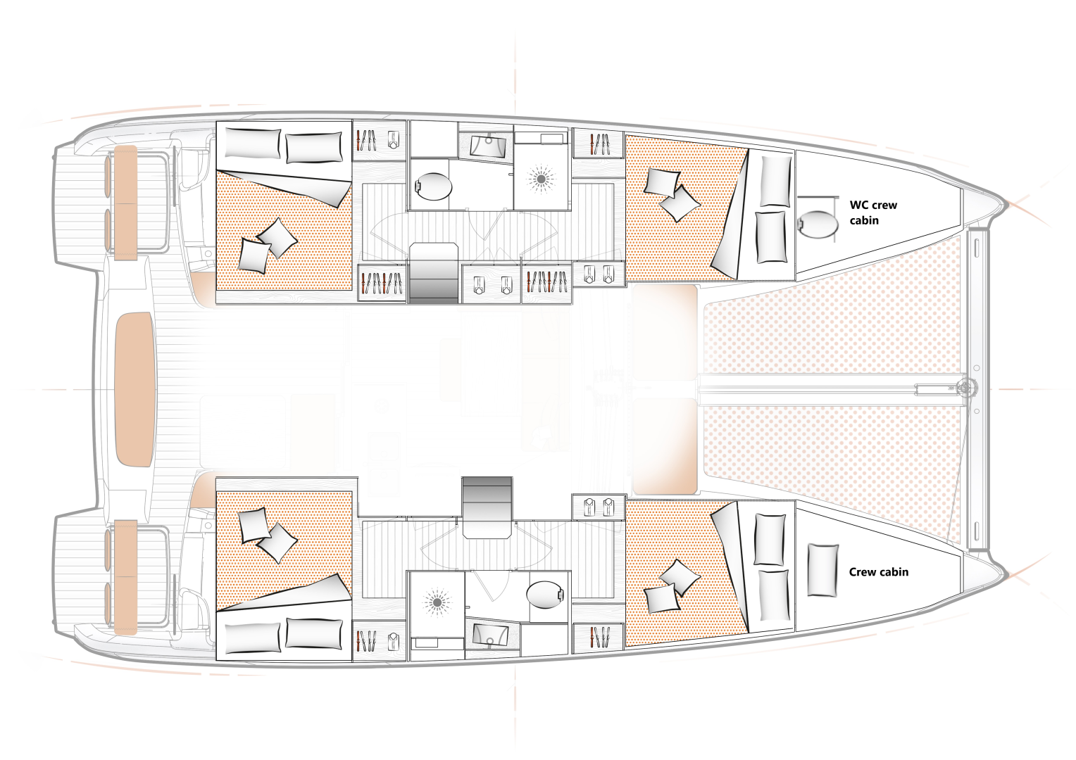 Catamaran rental in Lygia - Excess Excess 11