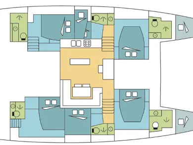 Yacht charter Lefkáda cheap Lagoon 52 F