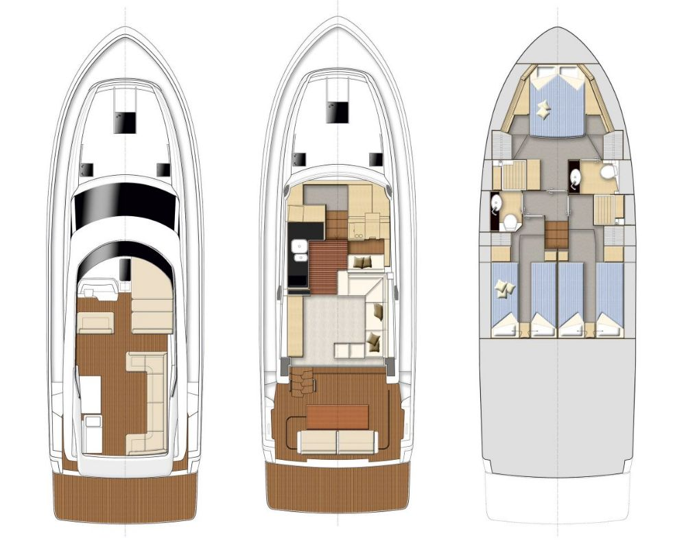Bareboat Rental Luxury Yacht Bavaria with a boat licence