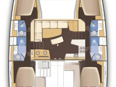 Yacht charter Alimos cheap Lagoon 42