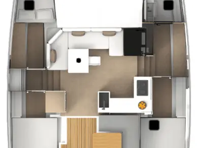 Catamaran rental with or without captain Aventura Biograd na Moru