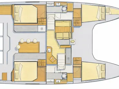 Bareboat Rental Catamaran Nautitech with a boat licence