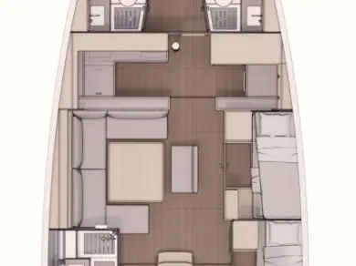 Sailboat rental in Trogir - Dufour Dufour 530