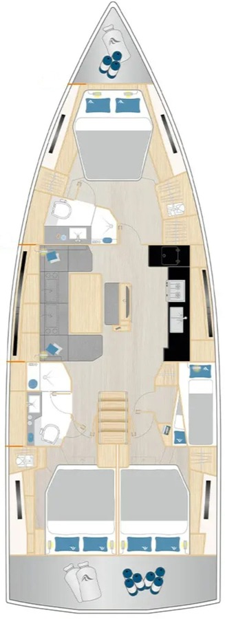 Rent a Hanse Hanse 460 Pomer