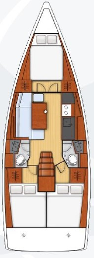 Sailboat rental in Split - Bénéteau Oceanis 38.1