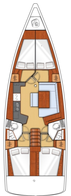 Sailboat rental with or without captain Bénéteau Split
