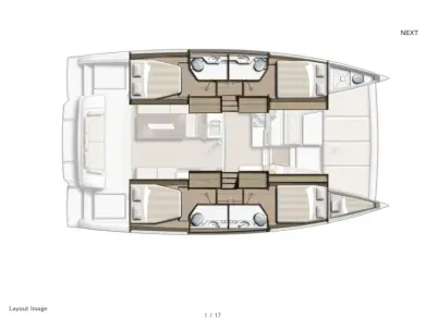 Catamaran rental in Nikiána - Bali Bali 4.2