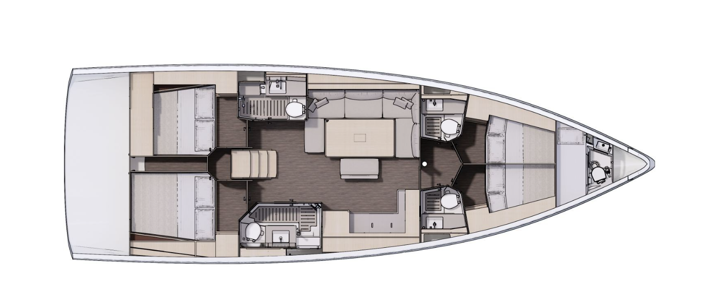 Yacht charter Lefkáda cheap Dufour 470