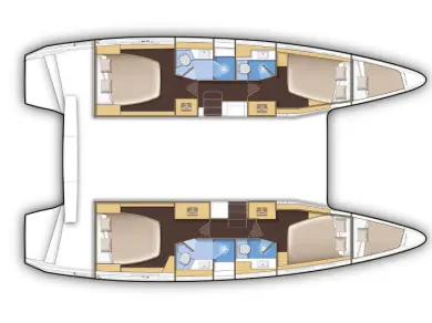 Bareboat Rental Catamaran Lagoon with a boat licence