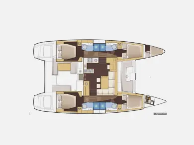 Lagoon Lagoon 450 F in Lefkáda on SamBoat