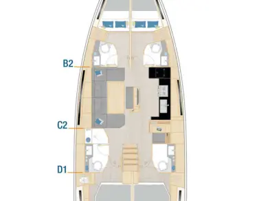Yacht charter Kaštela cheap Hanse 460
