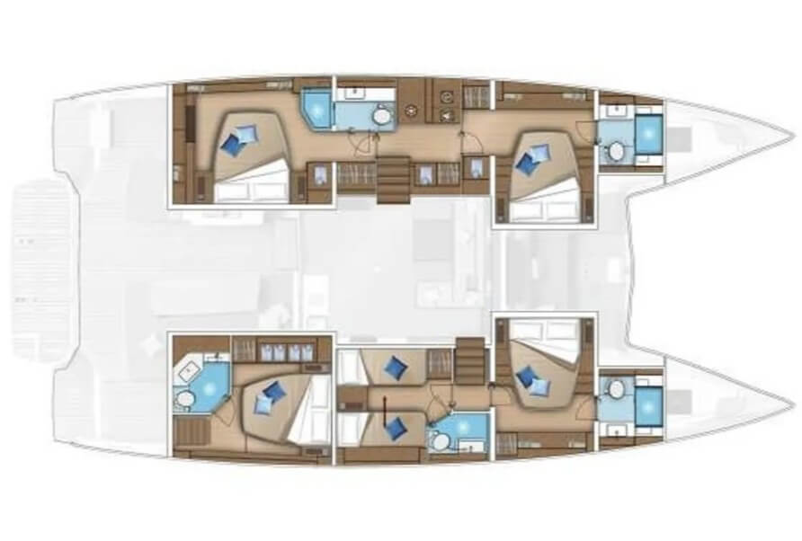 Yacht charter Seget Donji cheap Lagoon 55 - 4 + 2 cab.