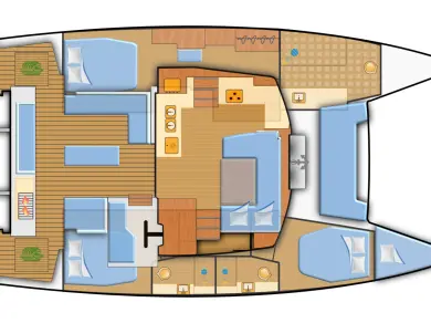 Boat rental Fountaine Pajot Elba 45 in Can Pastilla on Samboat