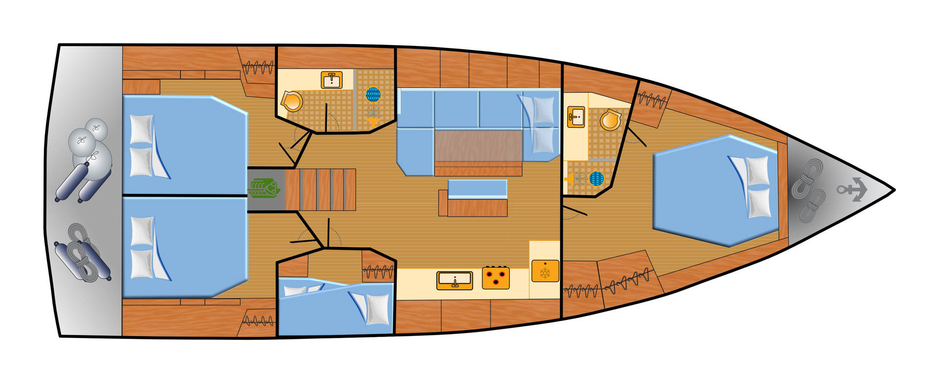Rent a Hanse Hanse 460 Can Pastilla