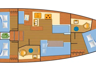 Boat rental Jeanneau Sun Odyssey 410 in Palma de Mallorca on Samboat