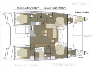 Boat rental Dufour Dufour Catamarans 48 Sail in Pirovac on Samboat