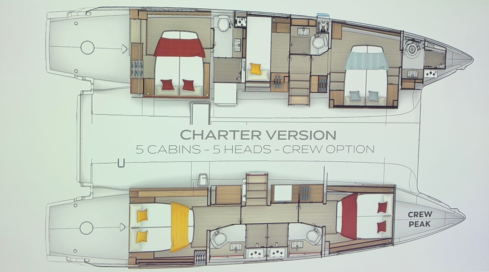 Bareboat Rental Catamaran Lagoon with a boat licence