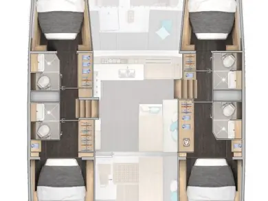 Boat rental Lagoon Lagoon 43 in Seget Donji on Samboat