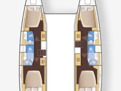 Yacht charter Göcek cheap Lagoon 42