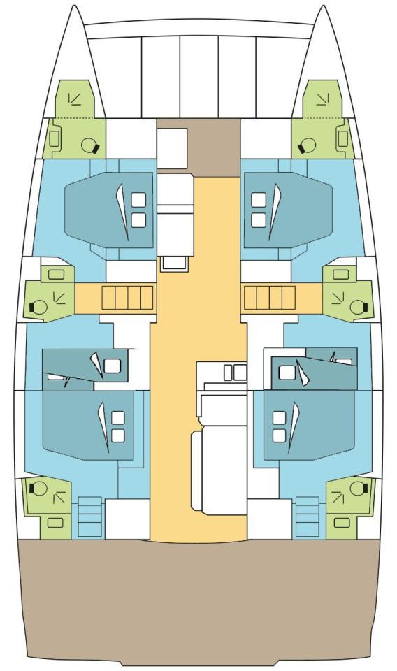Yacht charter Praslin Island cheap Bali 4.8