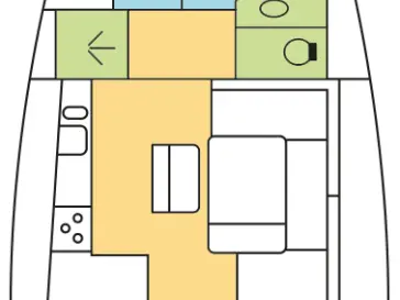 Bareboat Rental Sailboat Bavaria with a boat licence