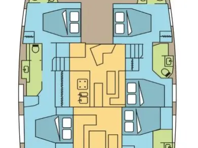 Fountaine Pajot Fountaine Pajot Aura 51 SMART ELECTRIC - 5 cab. charter bareboat or captained in  Pozzuoli