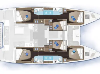 Yacht charter Kaštela cheap Lagoon 51